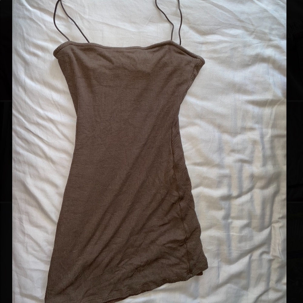 Brown cami dress
